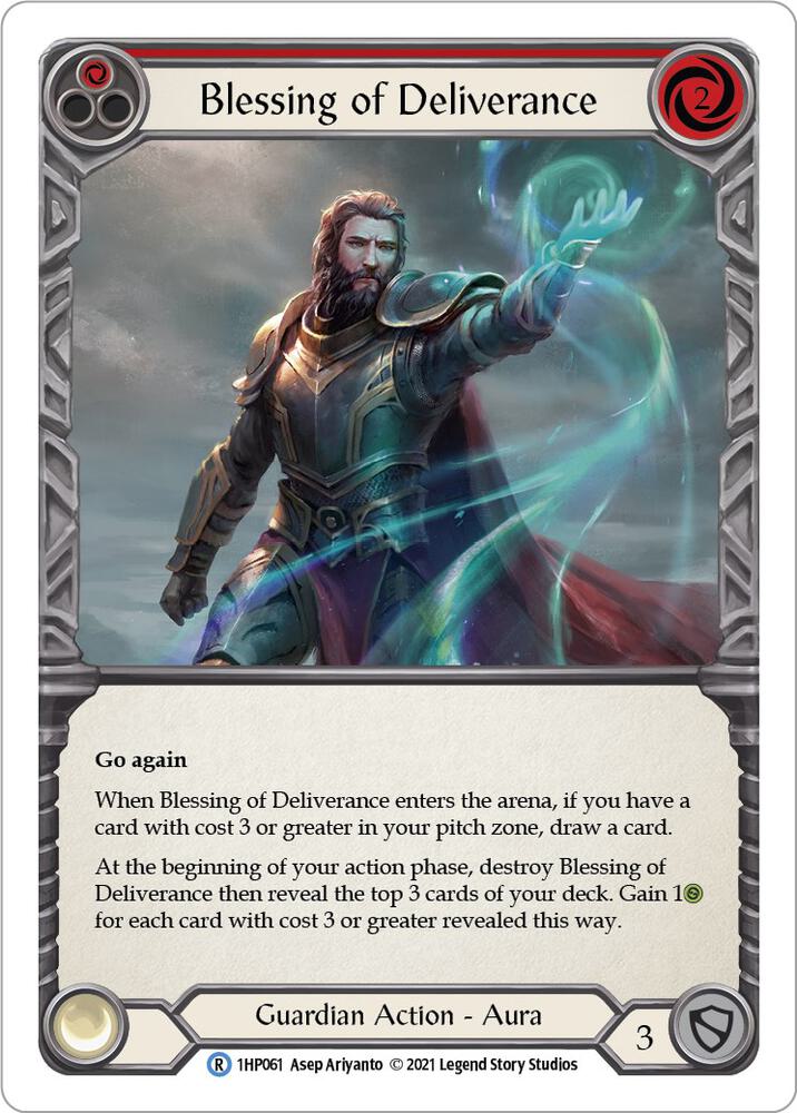 Blessing of Deliverance (Red)
