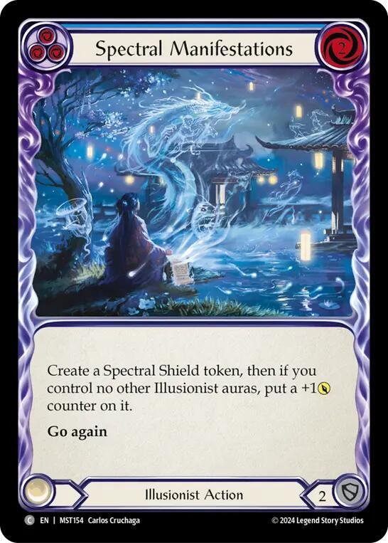 Spectral Manifestations (Blue)