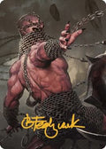 Chain Devil Art Card (Gold-Stamped Signature)