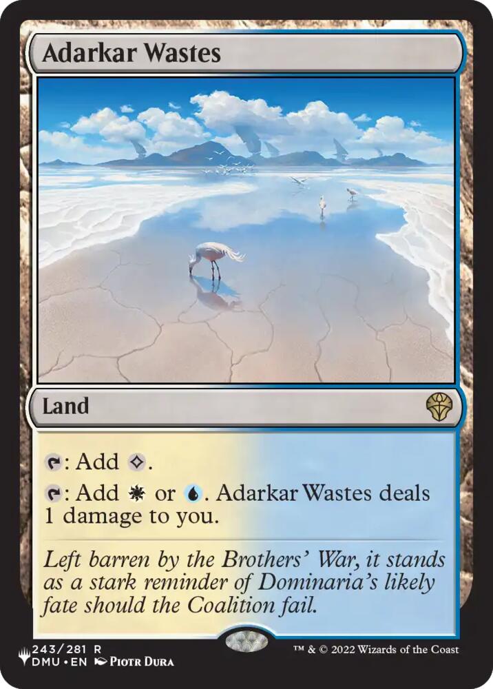 Adarkar Wastes (DMU) [The List Reprints]