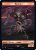 Spawn // Astartes Warrior (012) Double-Sided Token (Surge Foil)
