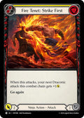 Fire Tenet: Strike First (Yellow)