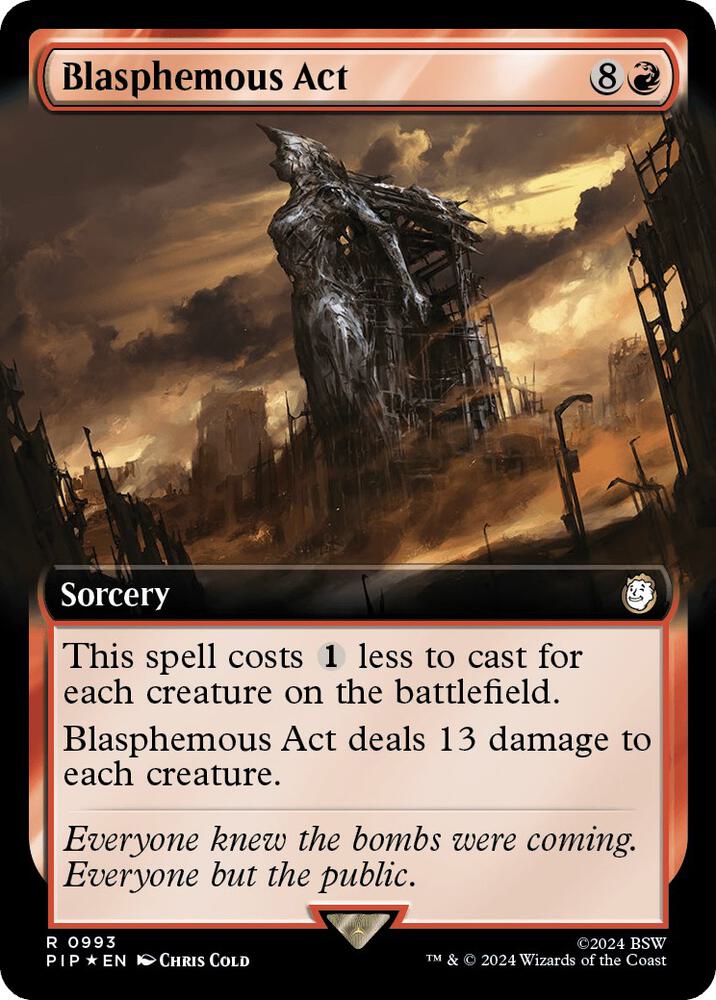 Blasphemous Act (Extended Art) (Surge Foil)