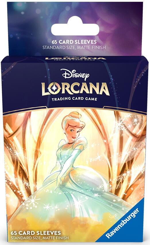 Disney Lorcana Accessories: Card Sleeves (Cinderella / 65-Pack)