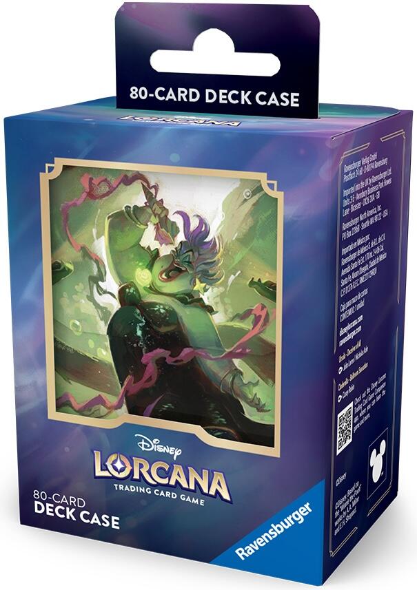 Disney Lorcana Accessories: Deck Box (Ursula)