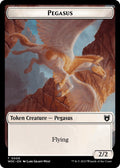 Pegasus // Saproling Double-Sided Token [Commander: Wilds of Eldraine]