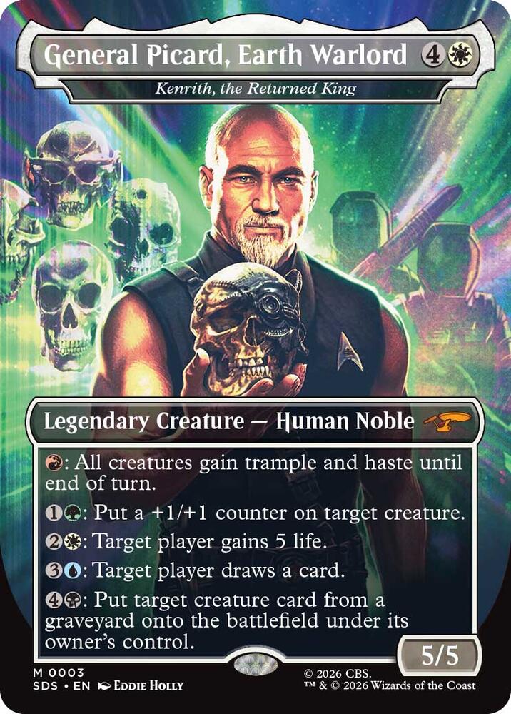 General Picard, Earth Warlord - Kenrith, the Returned King (Borderless)