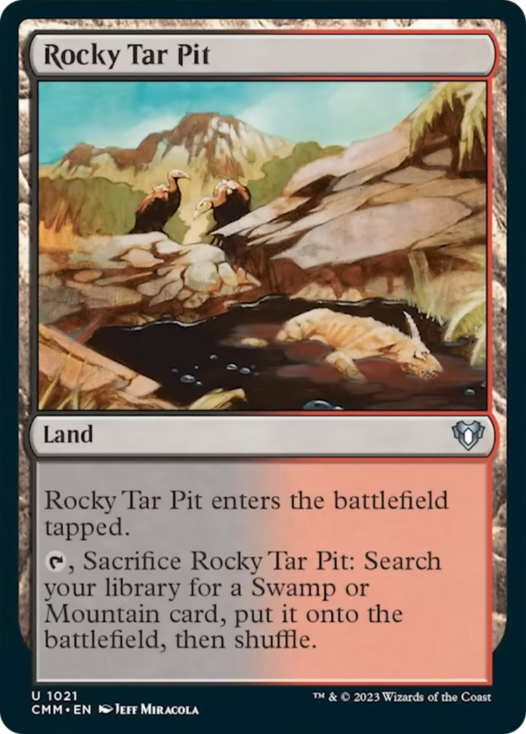 Rocky Tar Pit [Commander Masters]