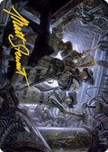 Search the Premises Art Card (Gold-Stamped Signature)