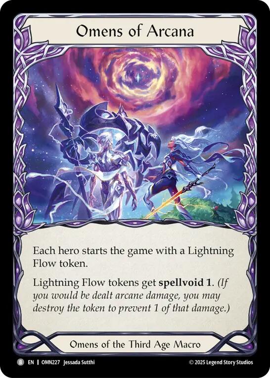 Omens of Arcana // Lightning Flow [Omens of the Third Age]