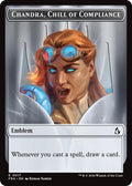 Chandra, Chill of Compliance // Chandra, Torch of Defiance Double-Sided Token