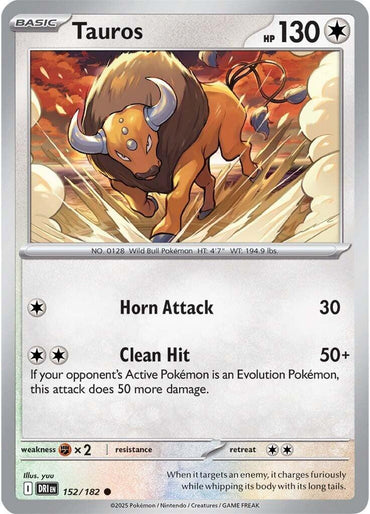 Tauros (152/182) [Scarlet & Violet: Destined Rivals]