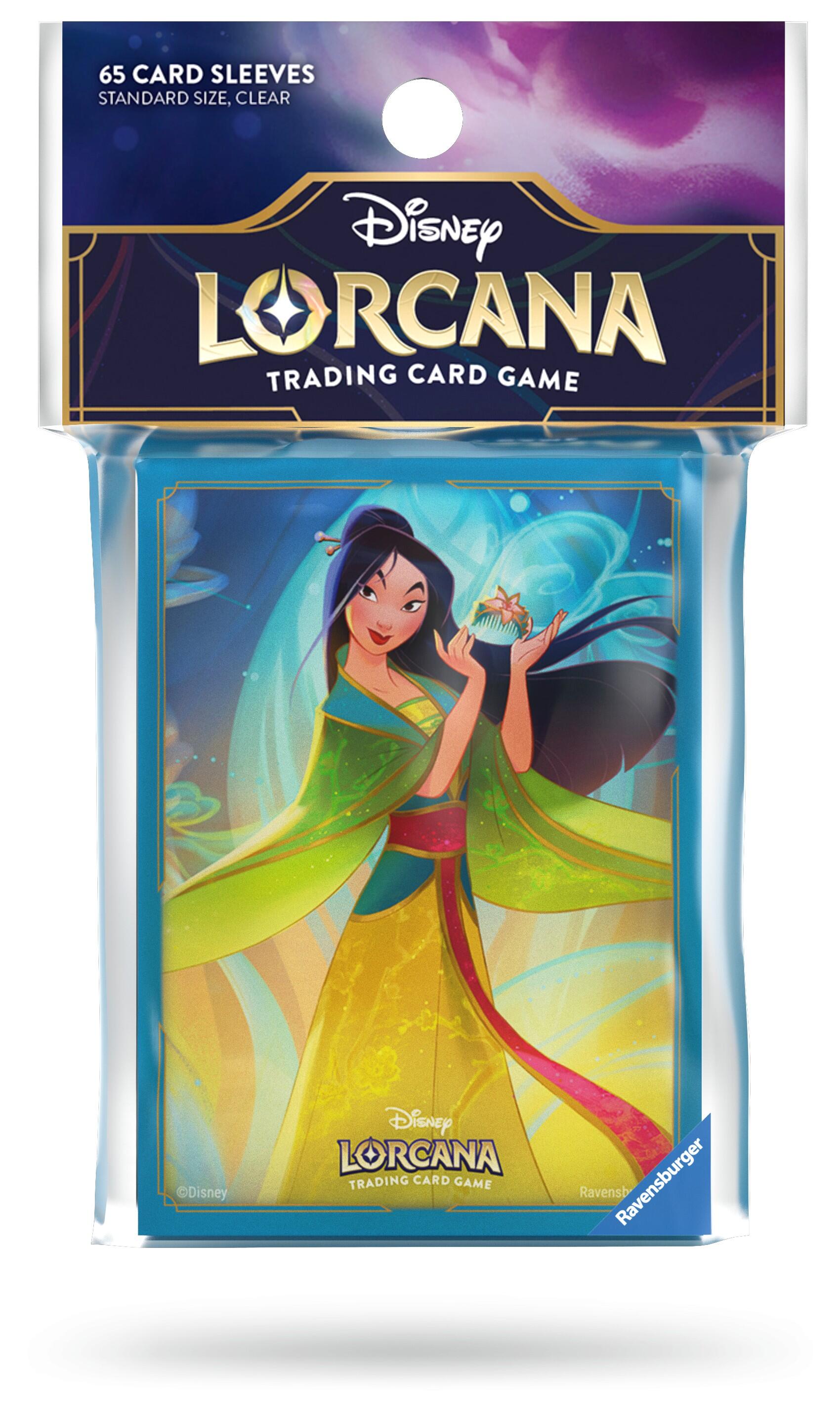 Disney Lorcana Accessories: Card Sleeves (Mulan - With Comb / 65-Pack)