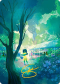 Forest Art Card (Gold-Stamped Signature)