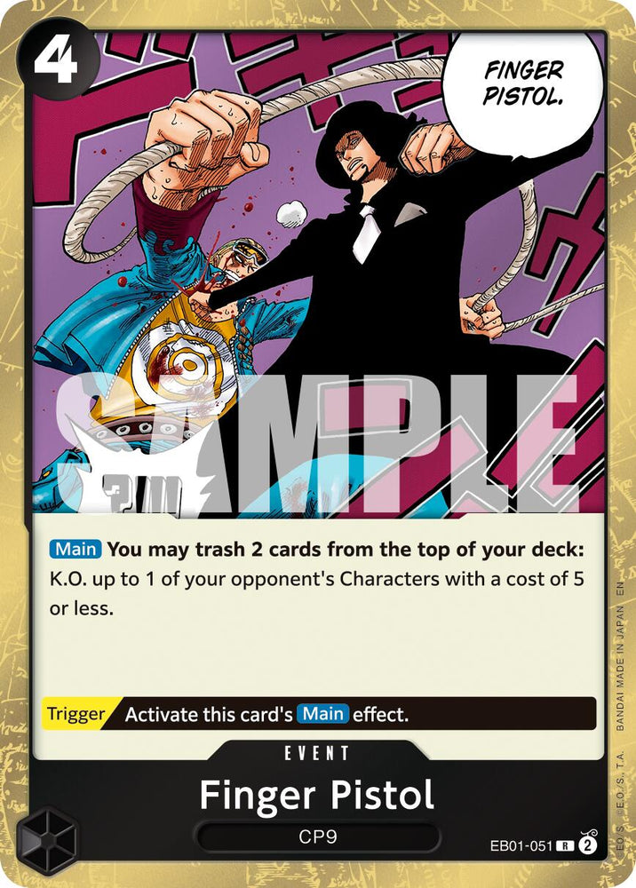 Finger Pistol (Reprint) [Premium Booster -The Best- Vol. 2]