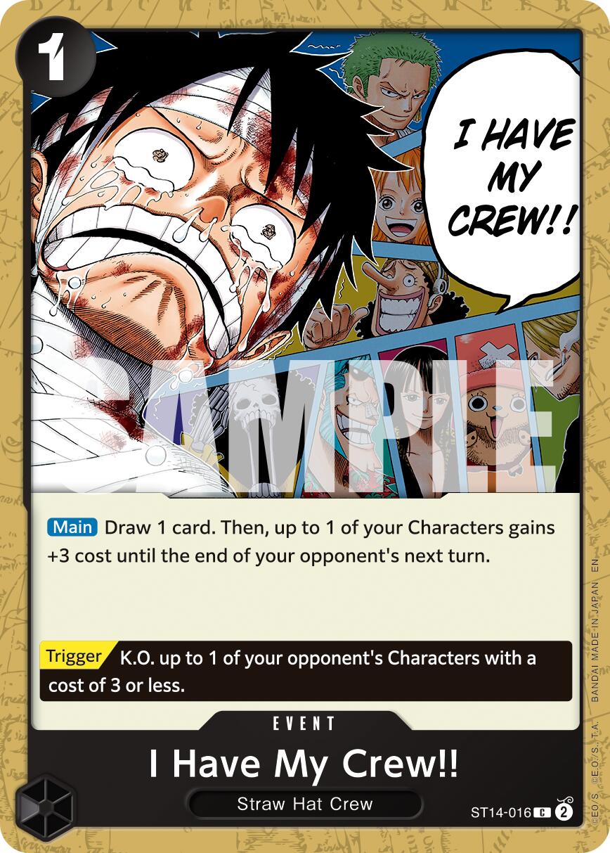 I Have My Crew!! (Reprint) [Premium Booster -The Best- Vol. 2]