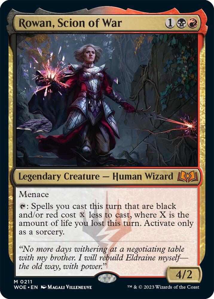 Rowan, Scion of War