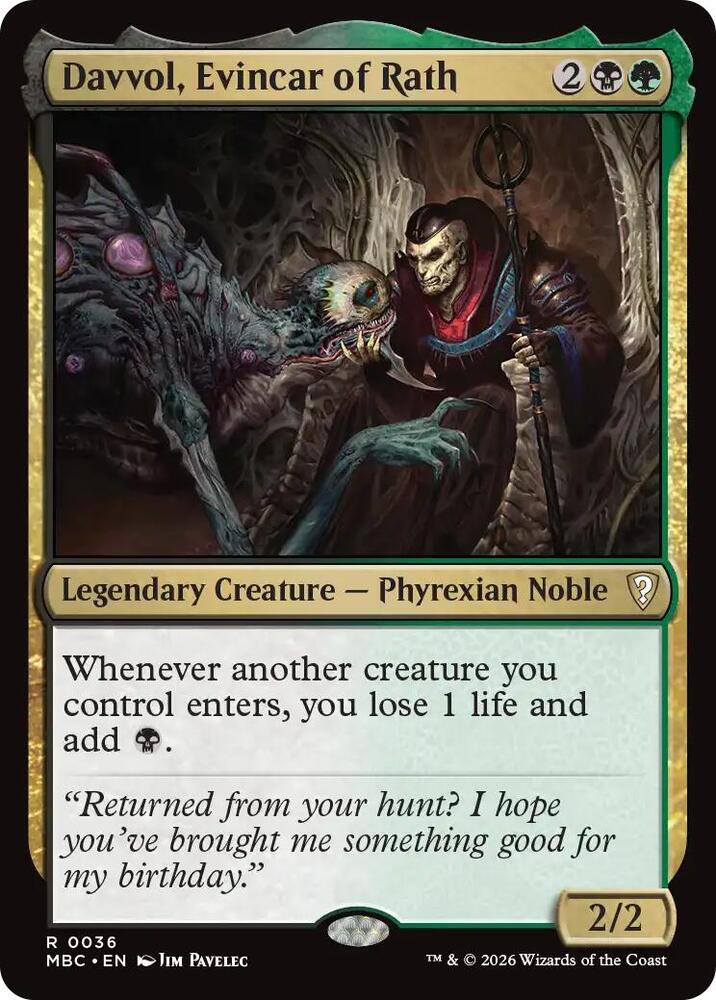 Davvol, Evincar of Rath [Mystery Booster Commander Edition]