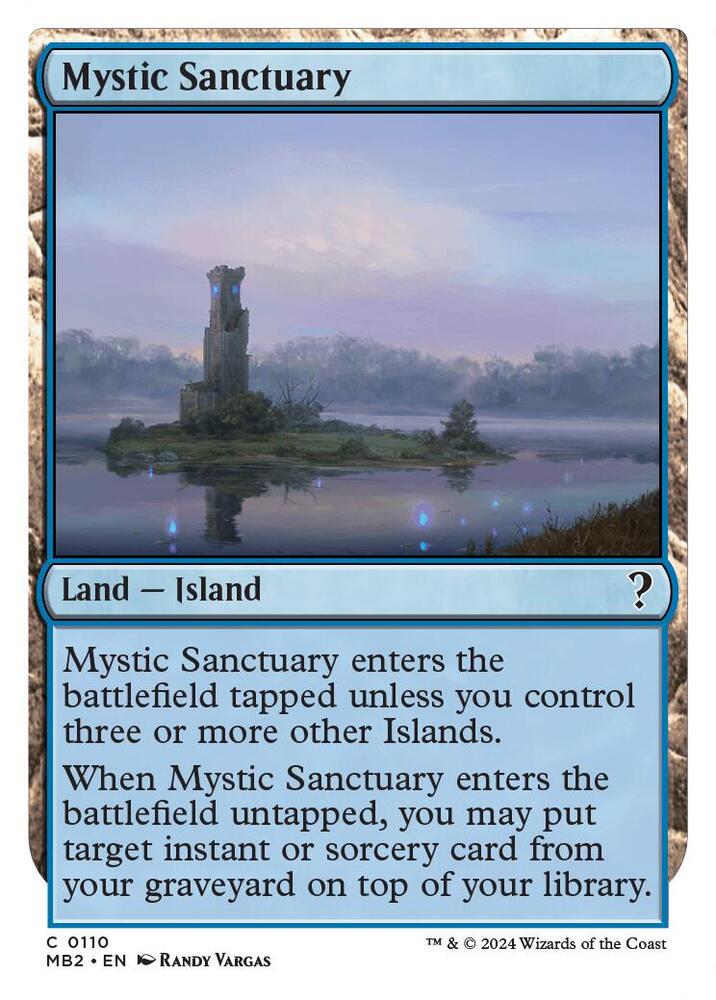 Mystic Sanctuary (White Border)