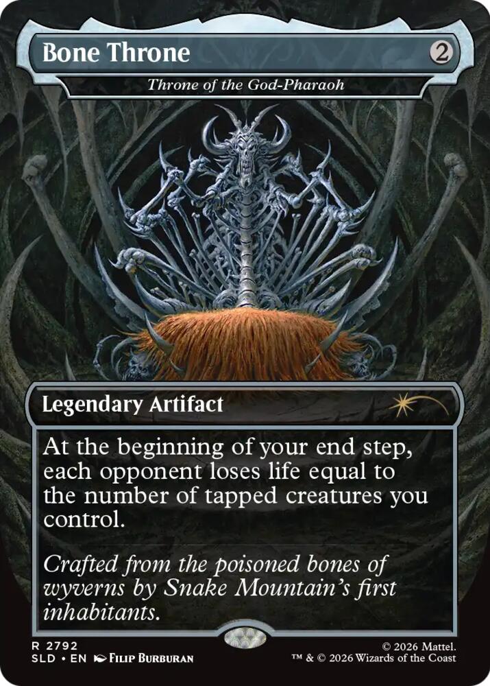 Bone Throne - Throne of the God-Pharaoh [Secret Lair Drop Series]