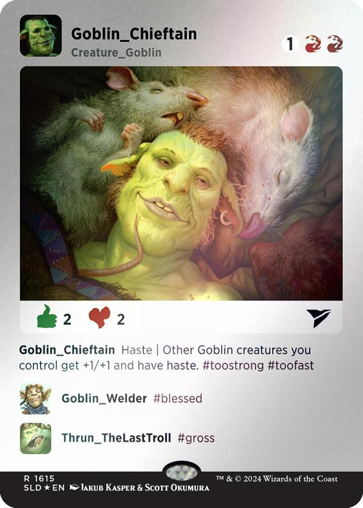 Goblin Chieftain (Rainbow Foil)