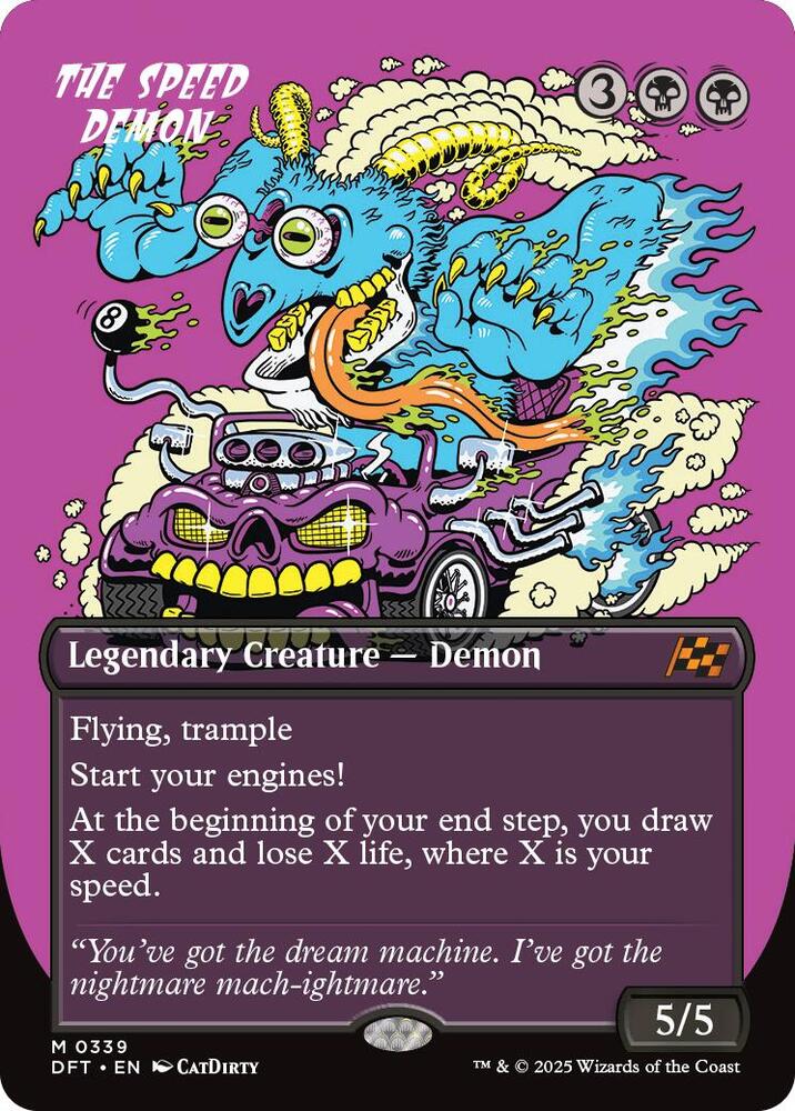 The Speed Demon (Borderless)