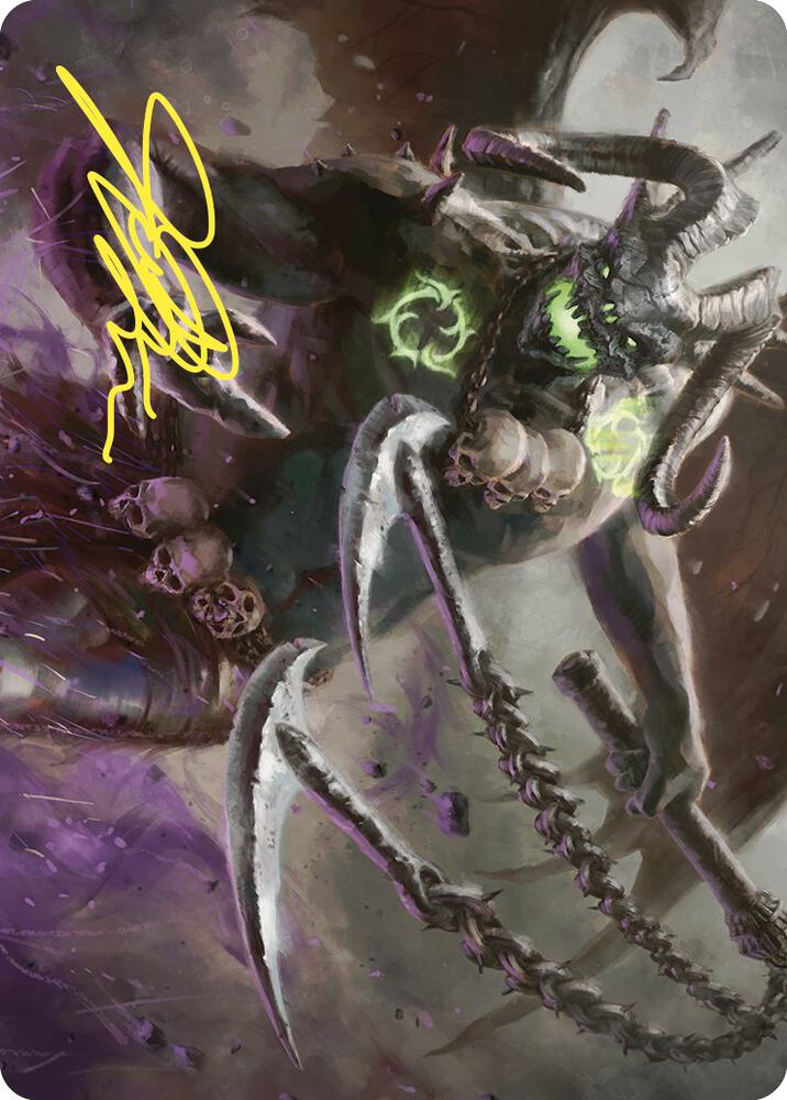 Archfiend of Despair Art Card (Gold-Stamped Signature)