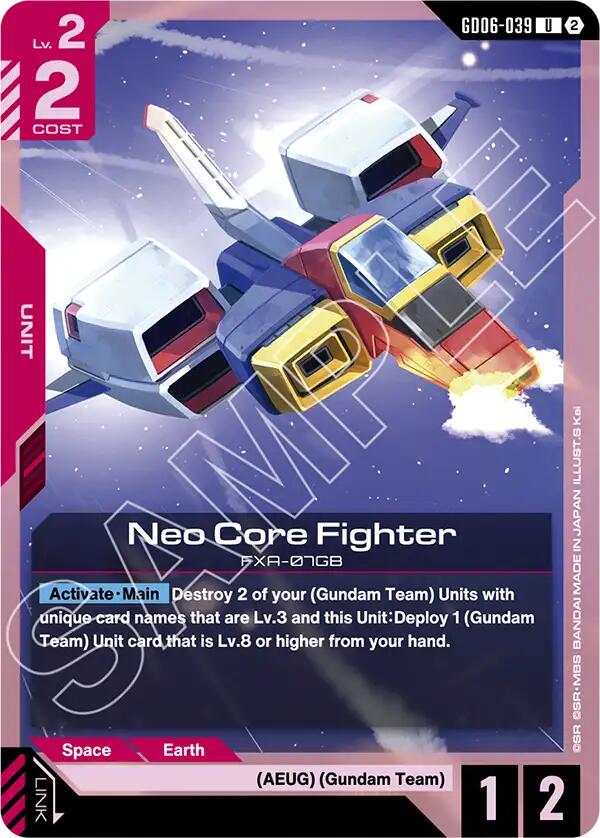 Neo Core Fighter - GD06-039 [Stardust Trails]