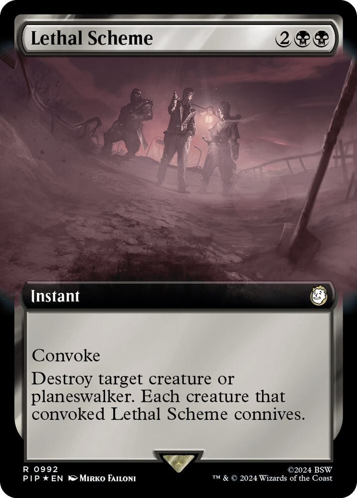 Lethal Scheme (Extended Art) (Surge Foil)
