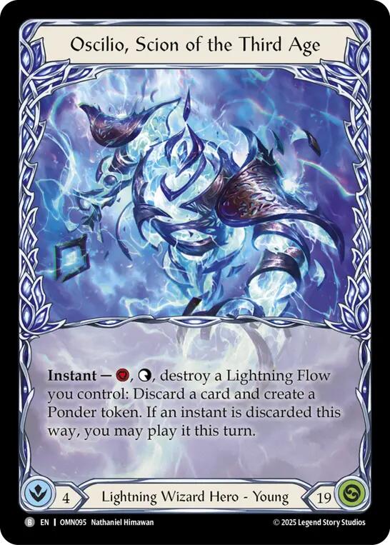 Oscilio, Scion Of The Third Age // Oscilio, Forked Continuum [Omens of the Third Age]