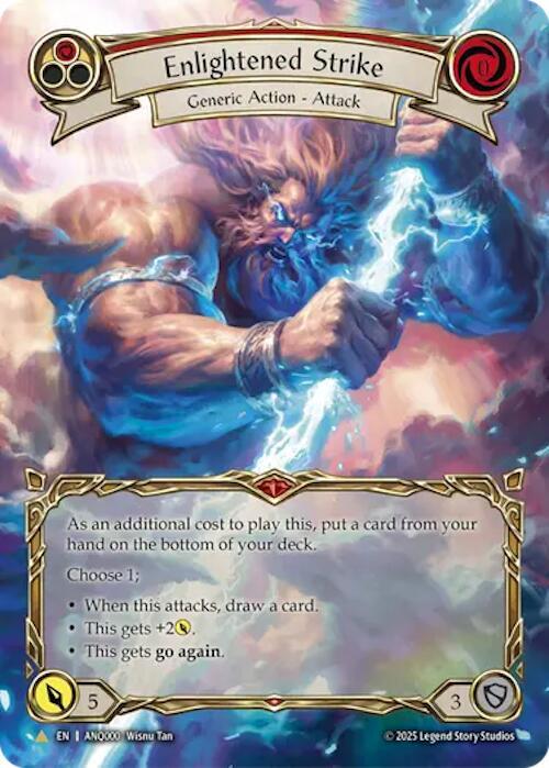 Enlightened Strike (Red) (Extended Art) (ANQ000)