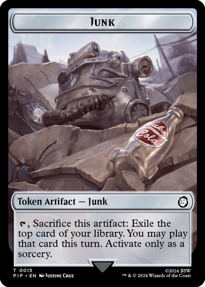Junk // Robot Double-Sided Token [Universes Beyond: Fallout]