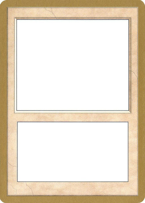 2002 World Championship Blank Card