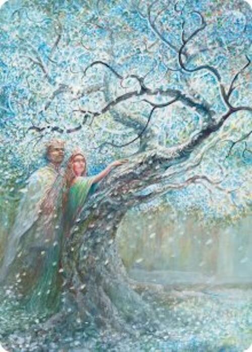 Flowering of the White Tree Art Card
