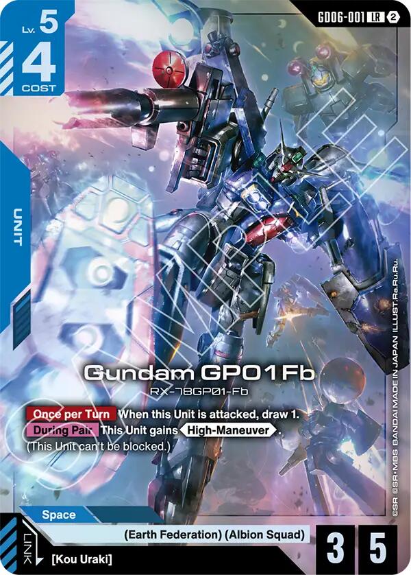 Gundam GP01Fb - GD06-001 [Stardust Trails]