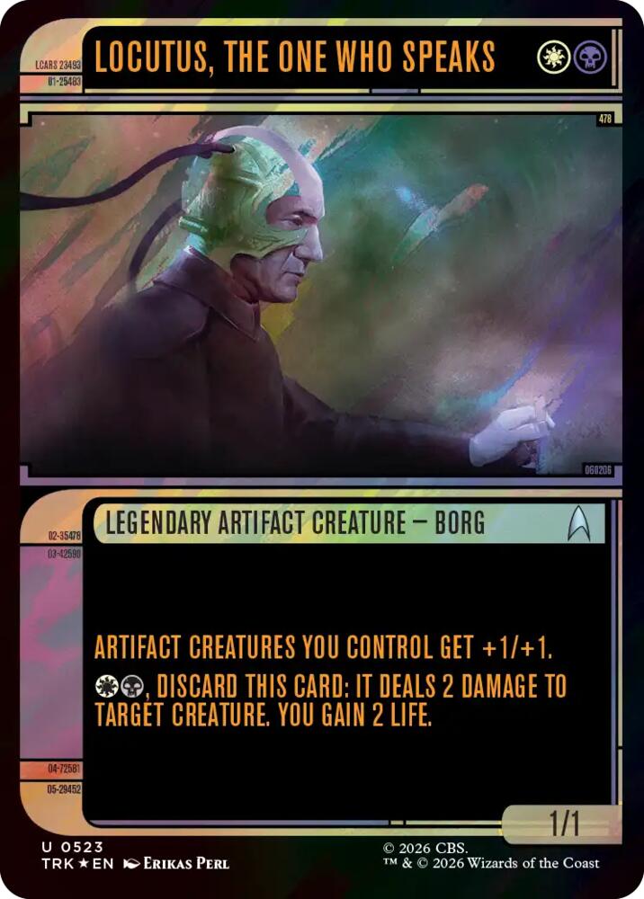 Locutus, the One Who Speaks (Showcase) (Surge Foil) [Star Trek]