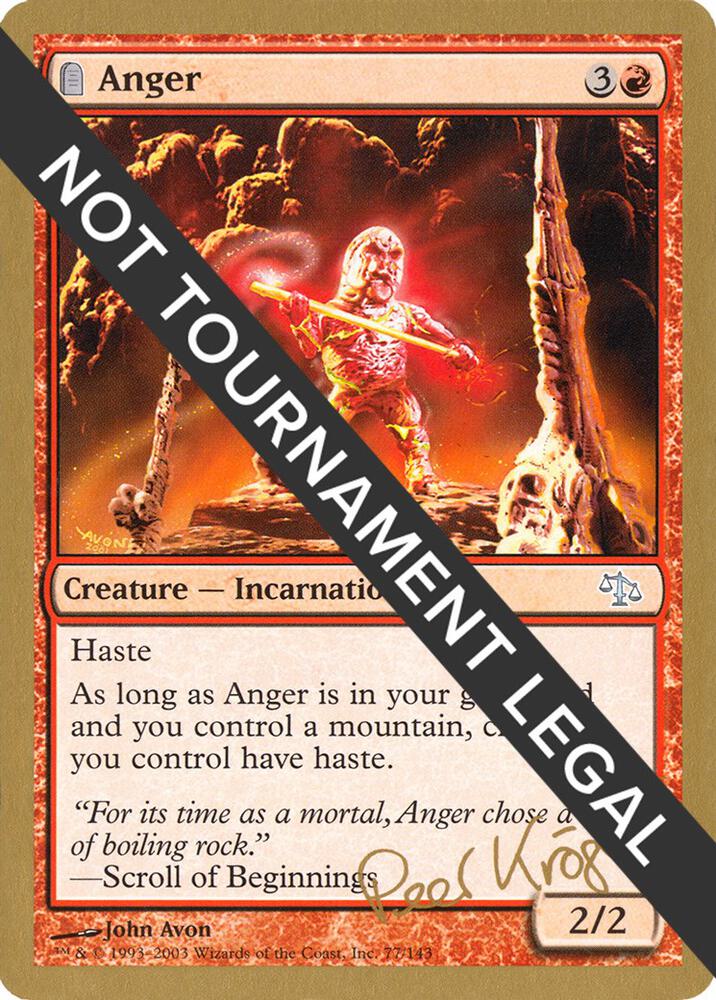 Anger - 2003 Peer Kroger (JUD)