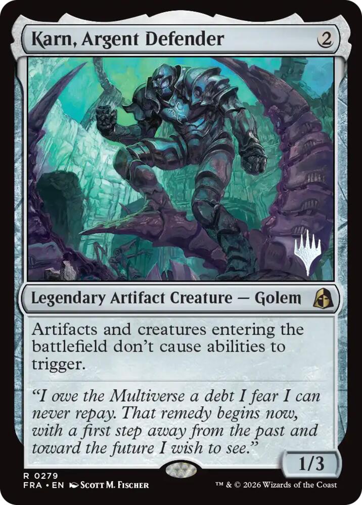 Karn, Argent Defender