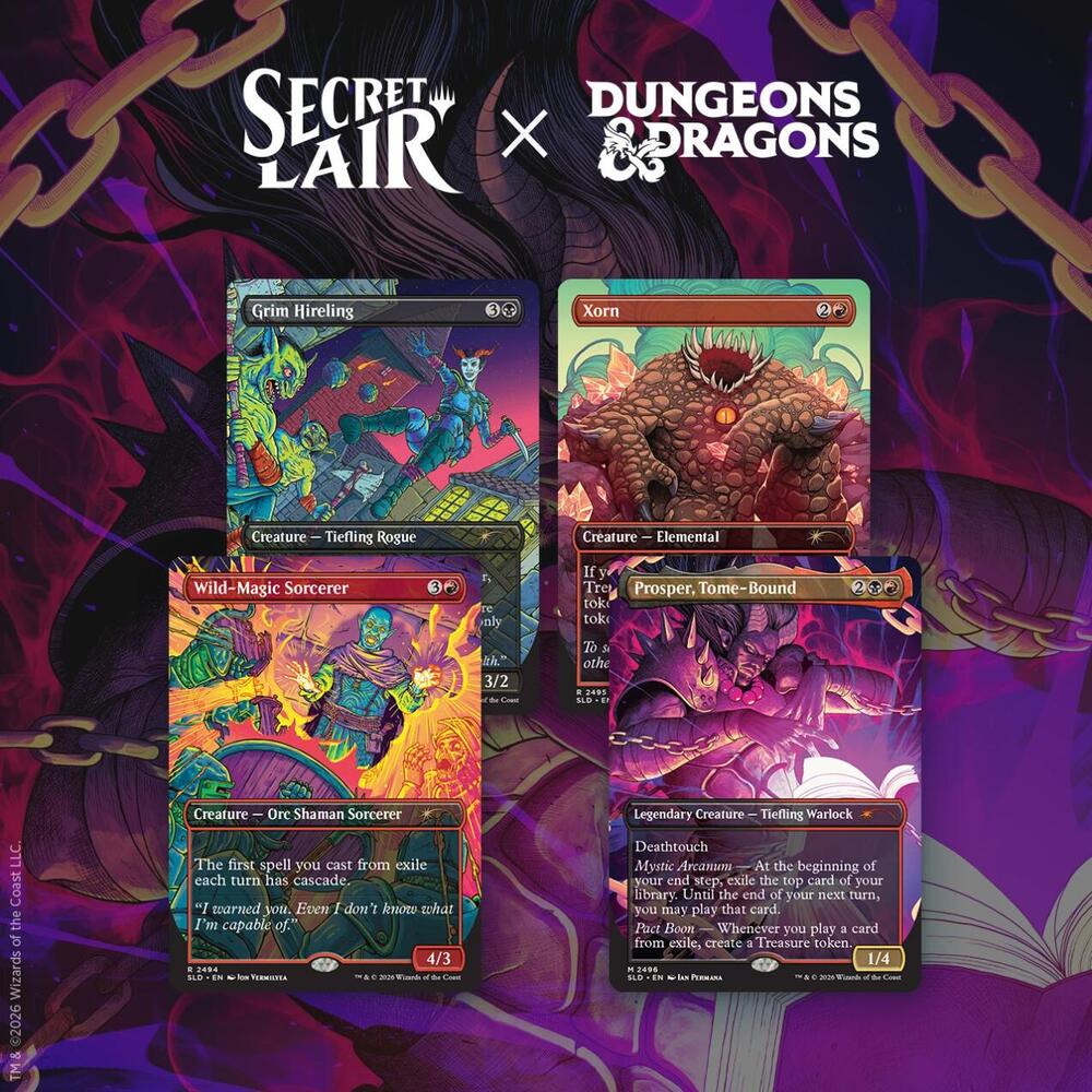 Secret Lair Drop: Secret Lair x Dungeons & Dragons: Shadow’s Over Baldur’s Gate - Non-Foil Edition