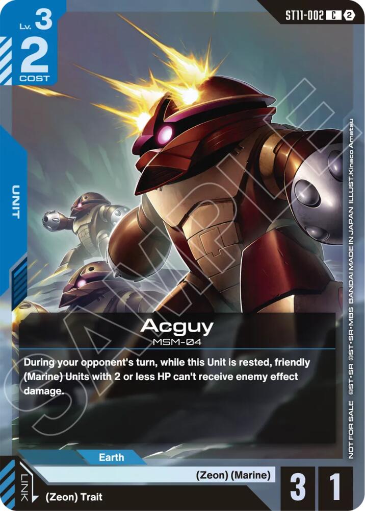 Acguy (ST11-ST14 Release Event) - ST11-002 [Gundam Promotional Cards]