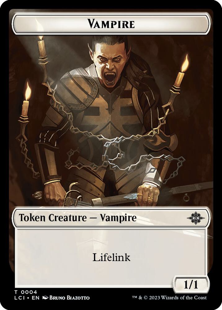 Vampire // Vampire Demon Double-Sided Token