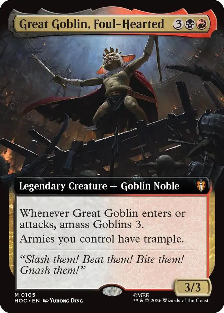 Great Goblin, Foul-Hearted (Extended Art)
