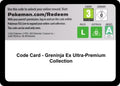 Code Card - Greninja ex Ultra-Premium Collection