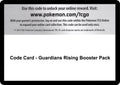Code Card - Guardians Rising Booster Pack