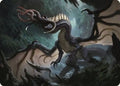 Brainstealer Dragon Art Card
