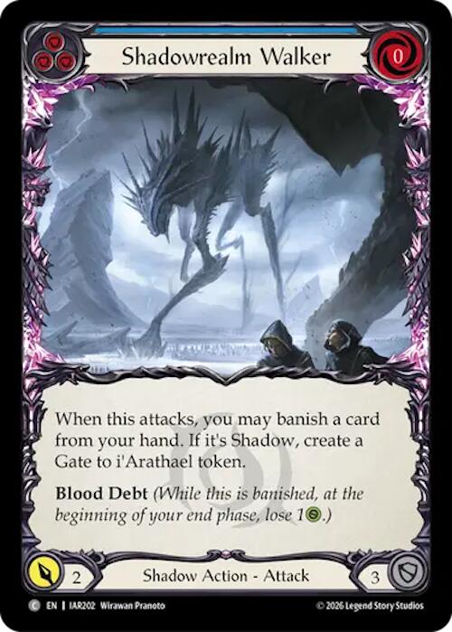 Shadowrealm Walker (Blue) [Usurp the Shadow Throne]