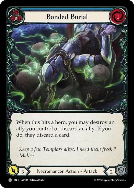 Bonded Burial (Blue) [Usurp the Shadow Throne]