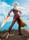 Nahiri, Heir of the Ancients Art Card (3/81) (Gold-Stamped Signature)