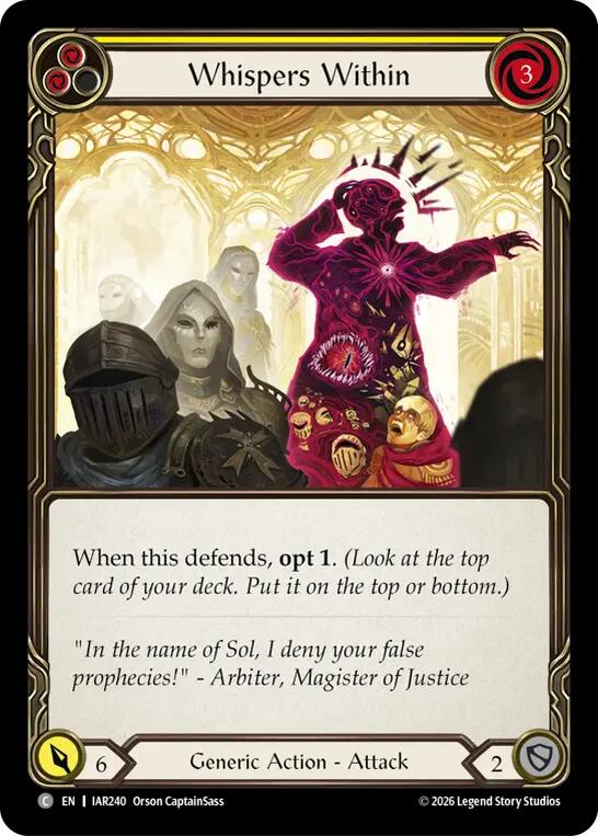 Whispers Within (Yellow) [Usurp the Shadow Throne]