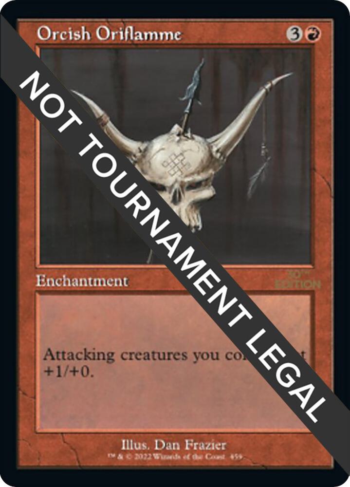 Orcish Oriflamme (Retro Frame)